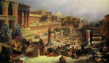 judío Painting - Salida de los israelitas 1830 David Roberts judío
